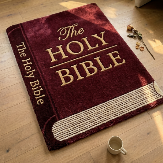 “Bible” Book Rug