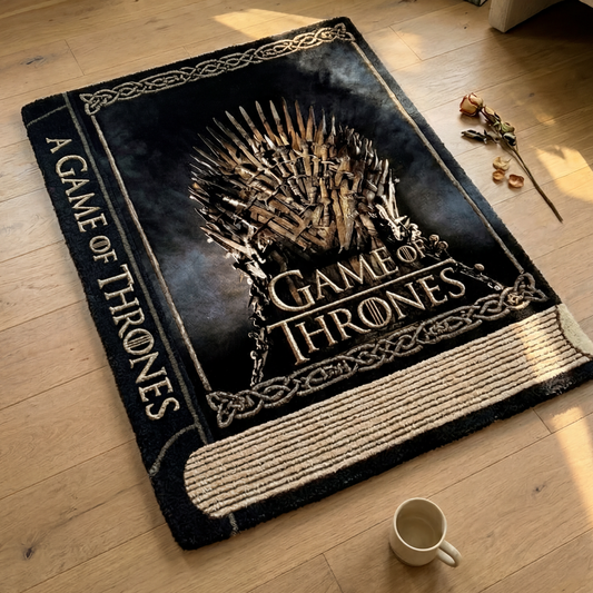 “Thrones” Book Rug