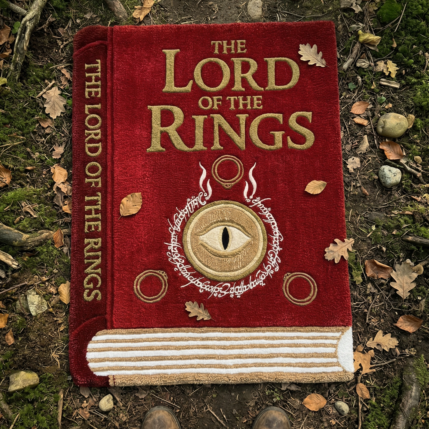 "Rings" Book Rug