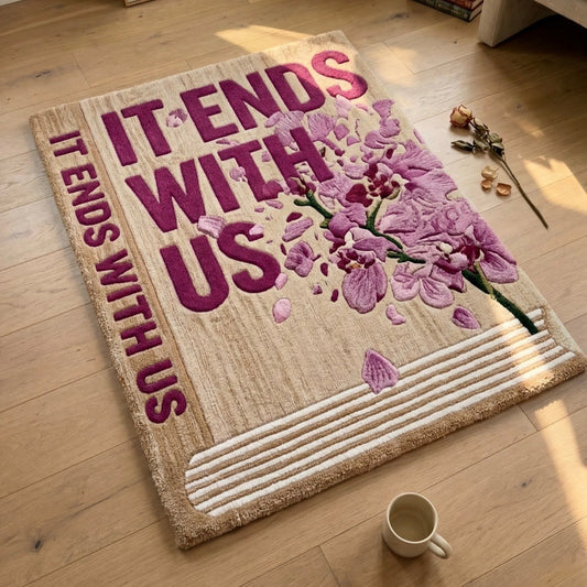 "With Us" Book Rug